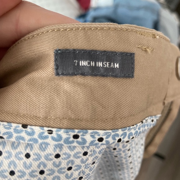 Bonobos size 32 7” inseam chino flat front shorts performance link khaki - Picture 3 of 4